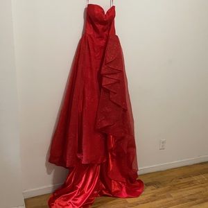 Red Pageant Dress
